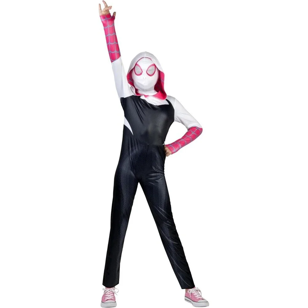 Jazwares MARVEL Spider-Gwen Official Youth Halloween Costume Child's M 7-8 Med - Picture 1 of 9